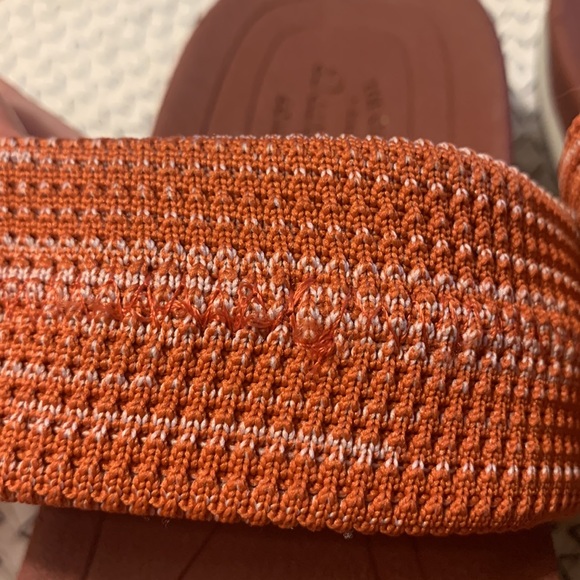 Dearfoams Womens Low Foam Double Band-color: Terracotta-Size 8.5 - Picture 2 of 4